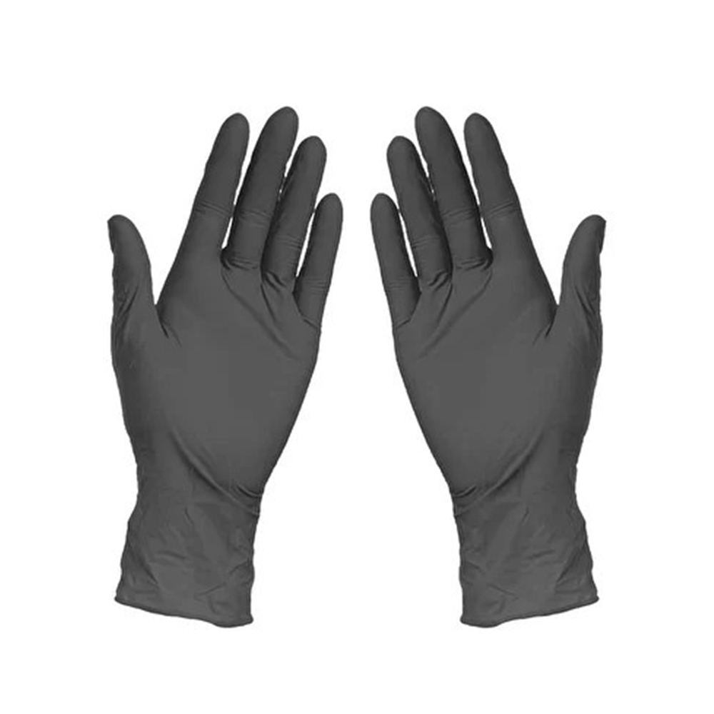 Черные нитриловые перчатки Matrix Black Nitrile